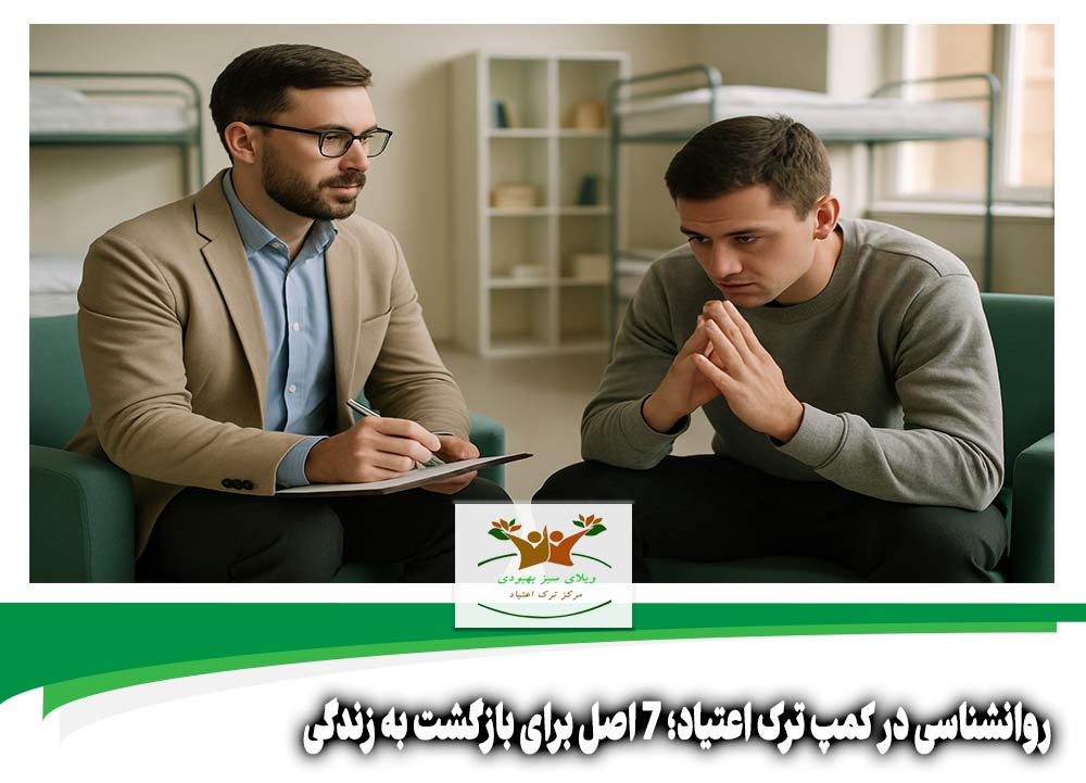 روانشناسی در کمپ ترک اعتیاد