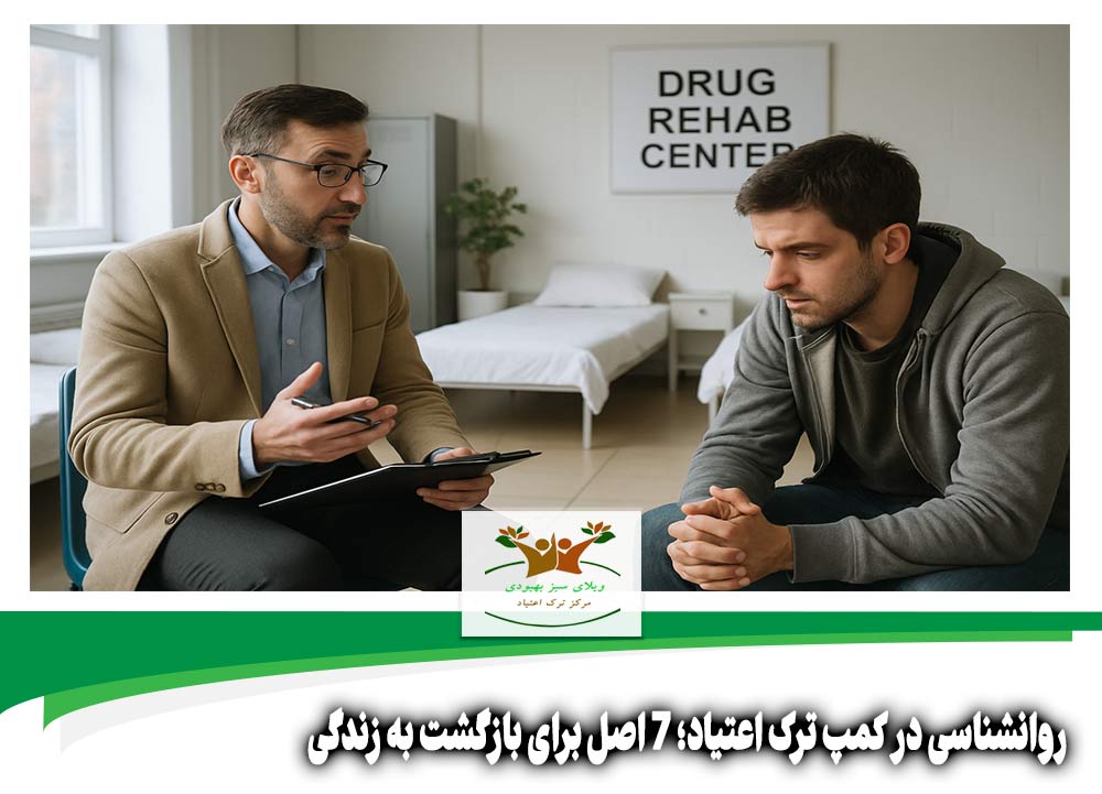 روانشناسی در کمپ ترک اعتیاد
