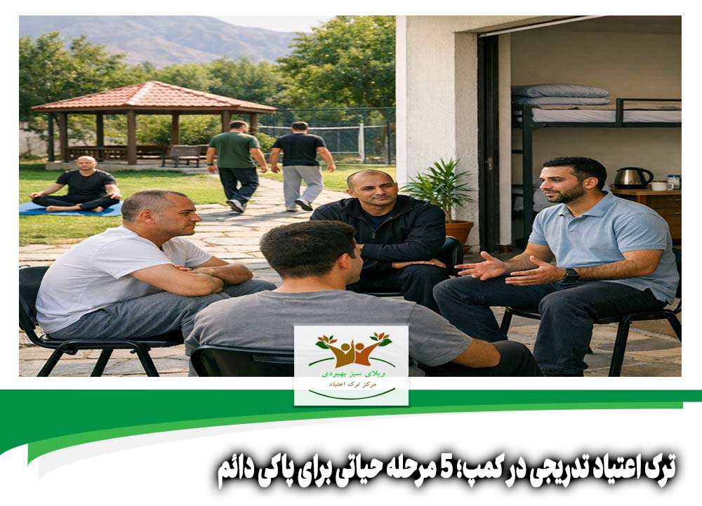 ترک اعتیاد تدریجی در کمپ