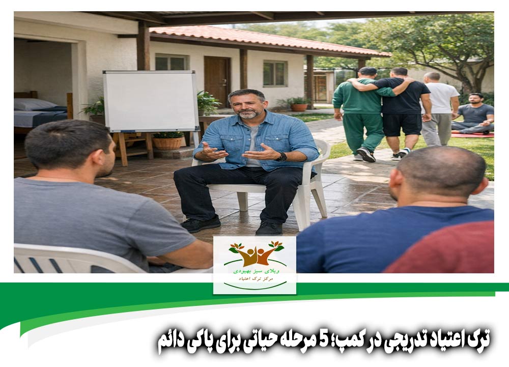 ترک اعتیاد تدریجی در کمپ