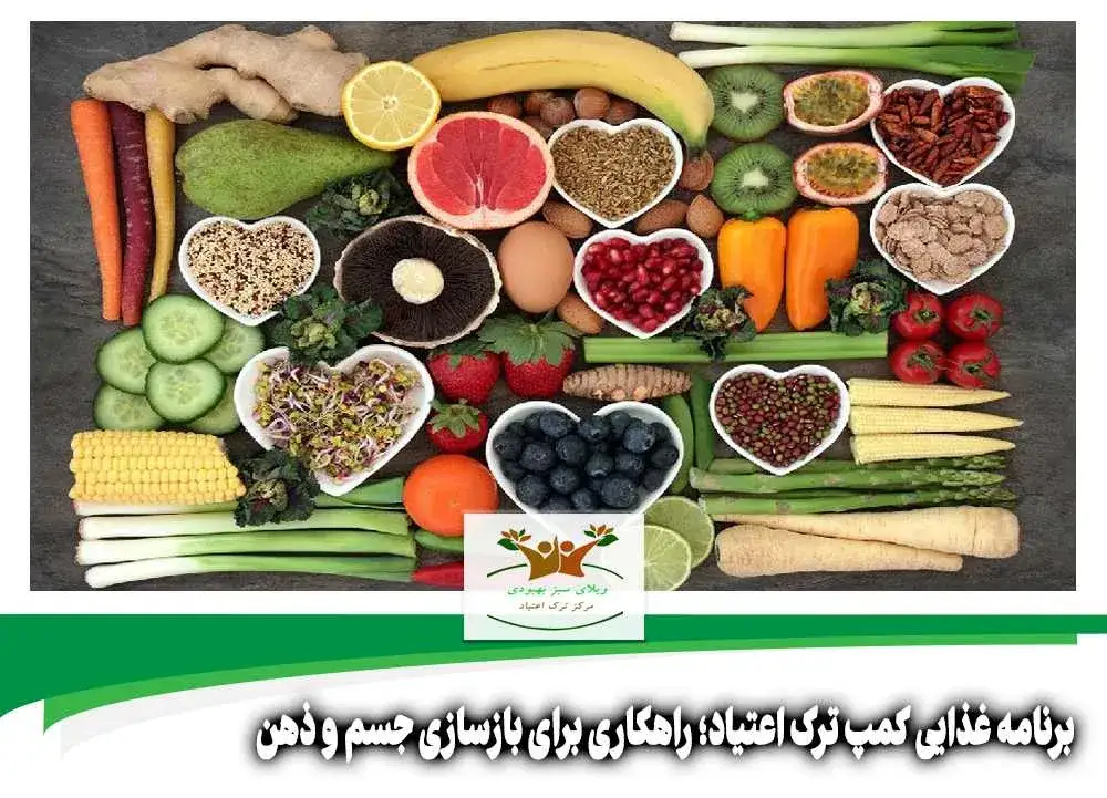 برنامه غذایی کمپ ترک اعتیاد