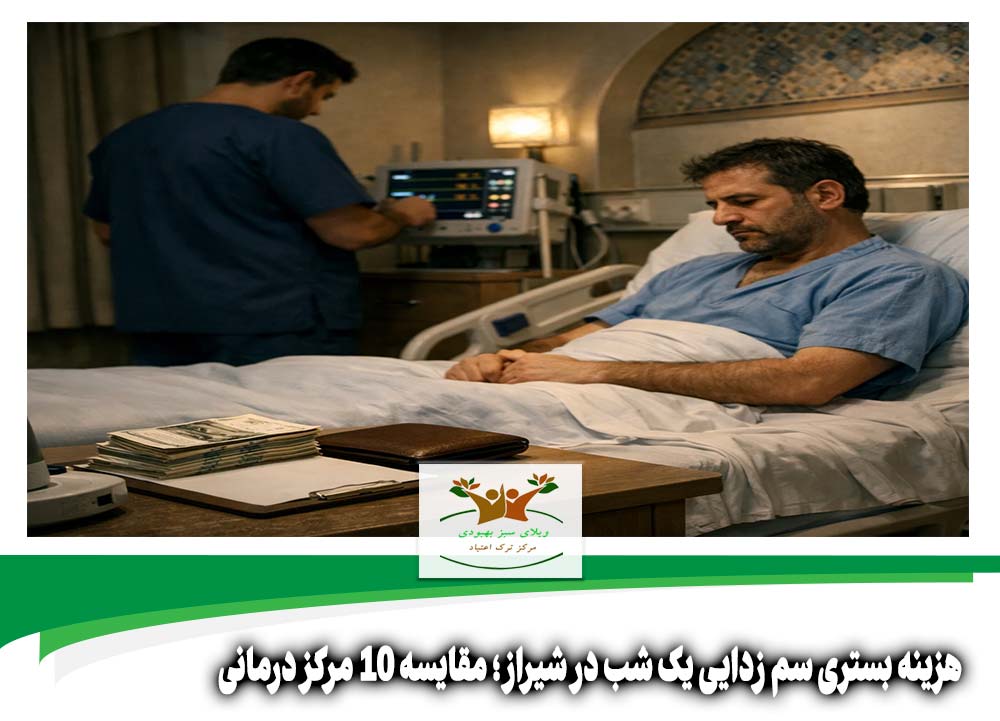 هزینه بستری سم زدایی یک شب در شیراز