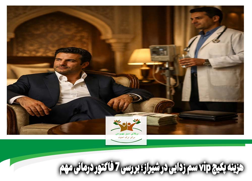 هزینه پکیج vip سم زدایی در شیراز