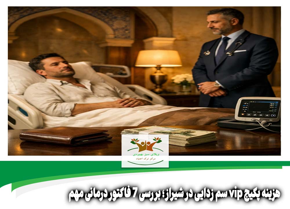 هزینه پکیج vip سم زدایی در شیراز