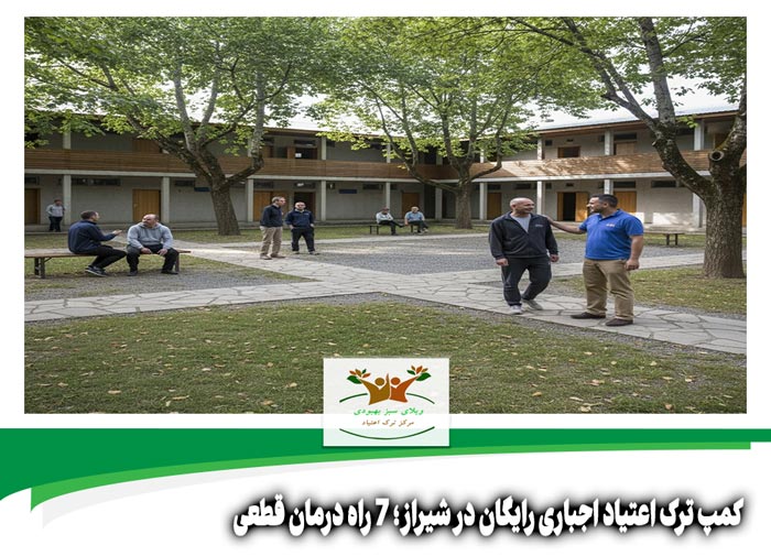 کمپ ترک اعتیاد اجباری رایگان در شیراز
