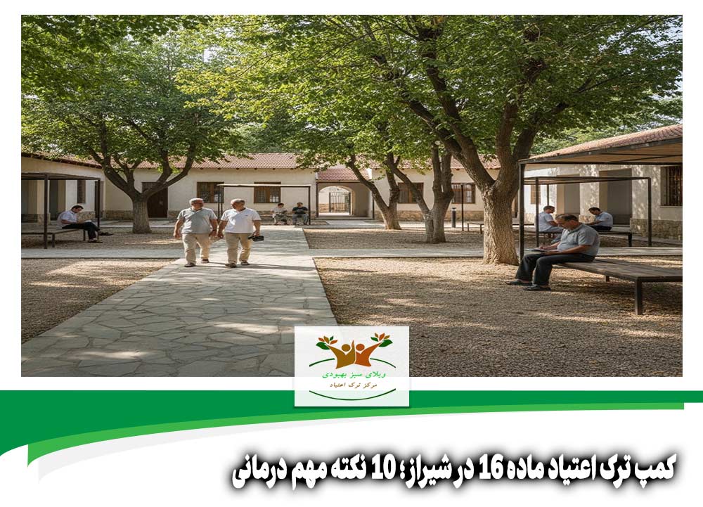 کمپ ترک اعتیاد ماده 16 در شیراز