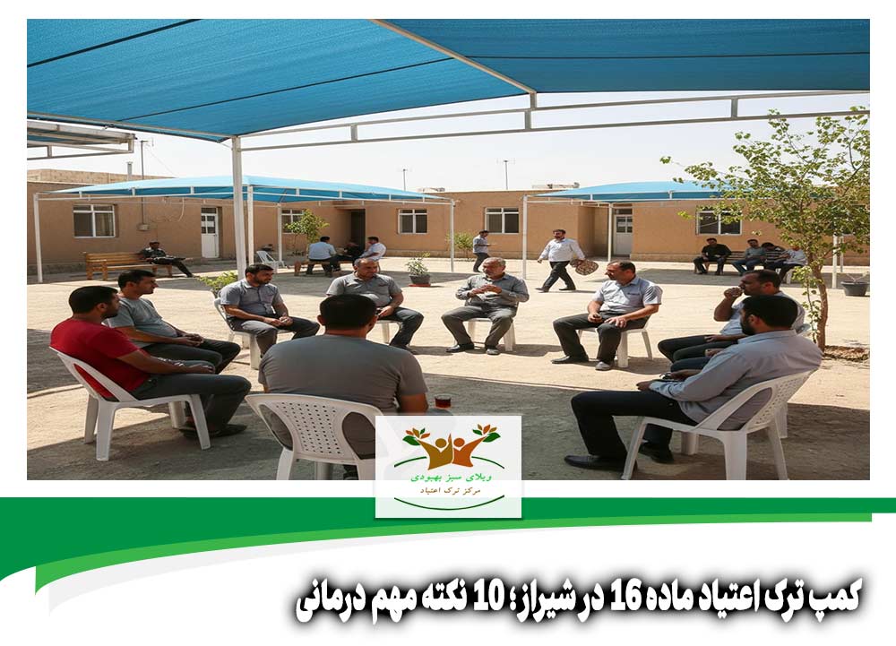 کمپ ترک اعتیاد ماده 16 در شیراز
