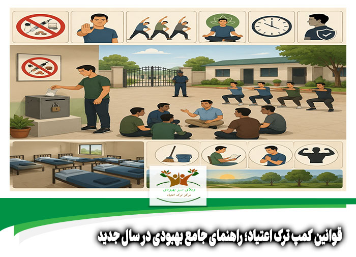 قوانین کمپ ترک اعتیاد