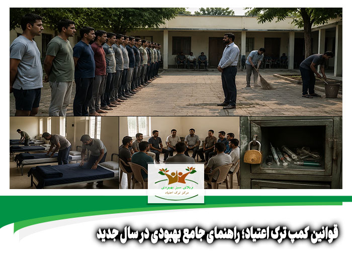 قوانین کمپ ترک اعتیاد