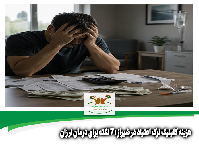 هزینه کلینیک ترک اعتیاد در شیراز