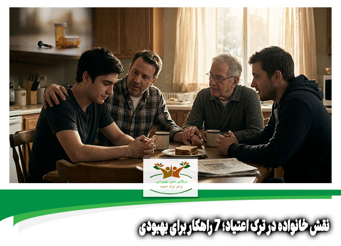 نقش خانواده در ترک اعتیاد