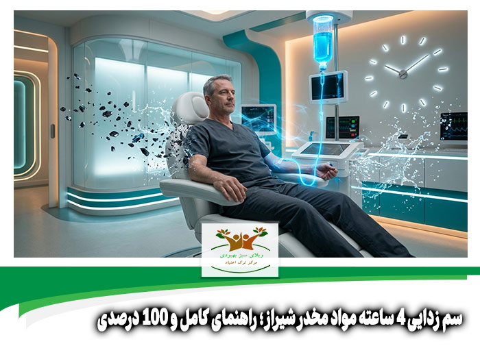 سم زدایی 4 ساعته مواد مخدر شیراز