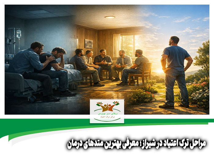 مراحل ترک اعتیاد در شیراز