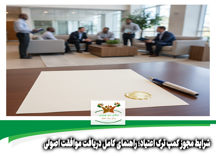 شرایط مجوز کمپ ترک اعتیاد