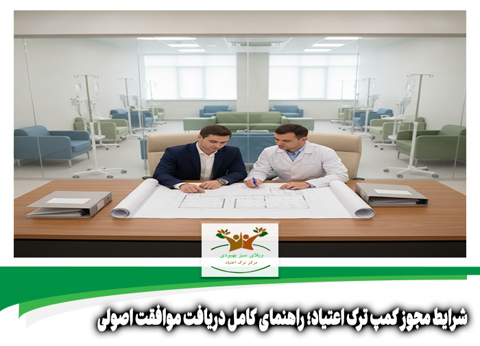 شرایط مجوز کمپ ترک اعتیاد
