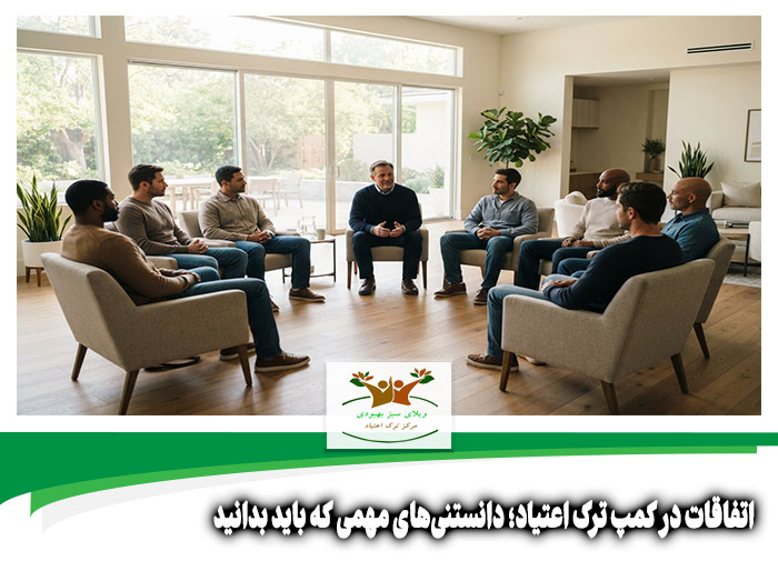 اتفاقات در کمپ ترک اعتیاد