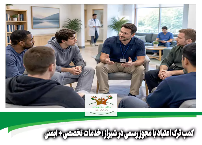 کمپ ترک اعتیاد با مجوز رسمی در شیراز