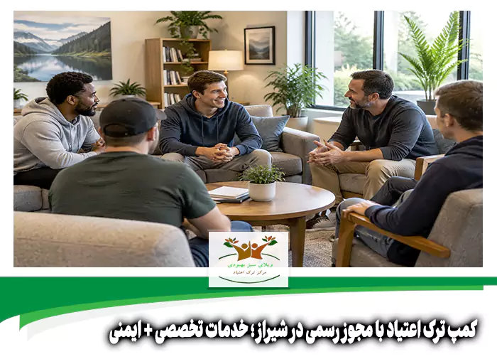 کمپ ترک اعتیاد با مجوز رسمی در شیراز